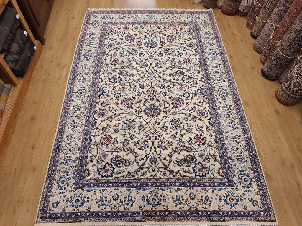 Vintage handgeknoopt perzisch tapijt kashan 307x196, Info@SlatsAntiek.nl, Perzisch, 150 tot 200 cm, 200 cm of meer