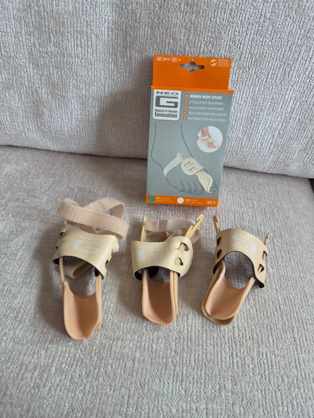 Halux  grote teen spalk splint 3 stuks, Ophalen of Verzenden, Nieuw