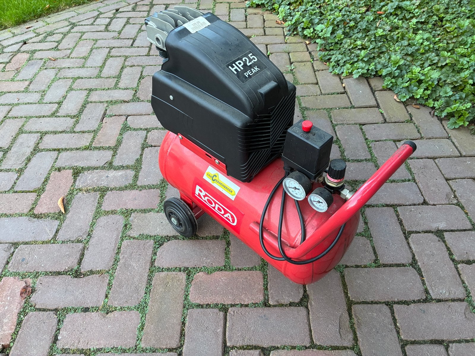 Roda Compressor HP2.5 Peak, Doe-het-zelf en Verbouw, Gebruikt, 6 tot 10 bar, Ophalen of Verzenden, 25 tot 100 liter