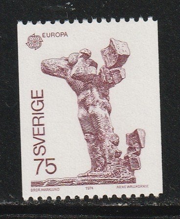 Verenigd Europa 1974 - Zweden - Sculptuur, Ophalen, Postfris, Overige thema's