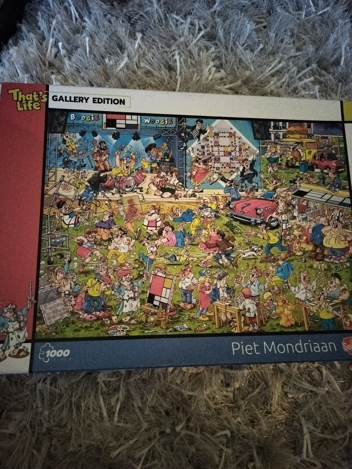 That's Life Gallery Edition Piet Mondriaan 1000 stukjes, Ophalen of Verzenden, 500 t/m 1500 stukjes, Gebruikt, Legpuzzel