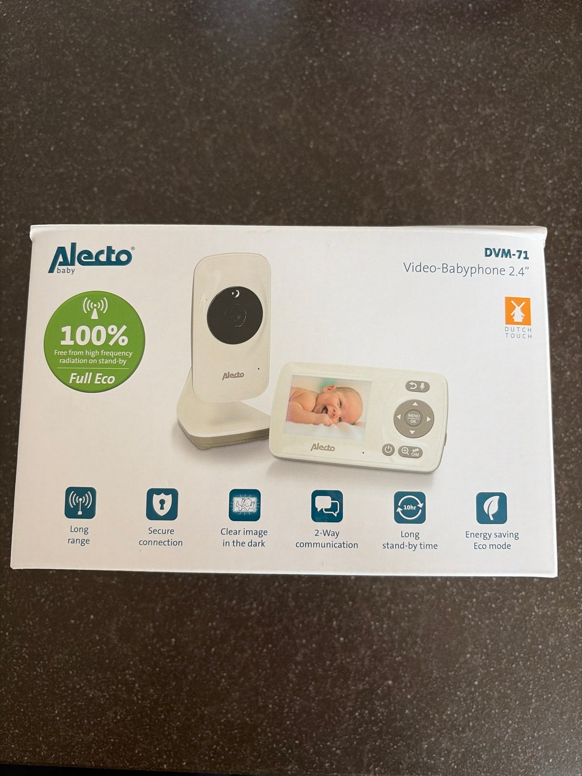 Alecto DVM-71 Video Babyfoon - Zo goed als nieuw, Ophalen of Verzenden, Zo goed als nieuw, 250 meter of meer, Camera