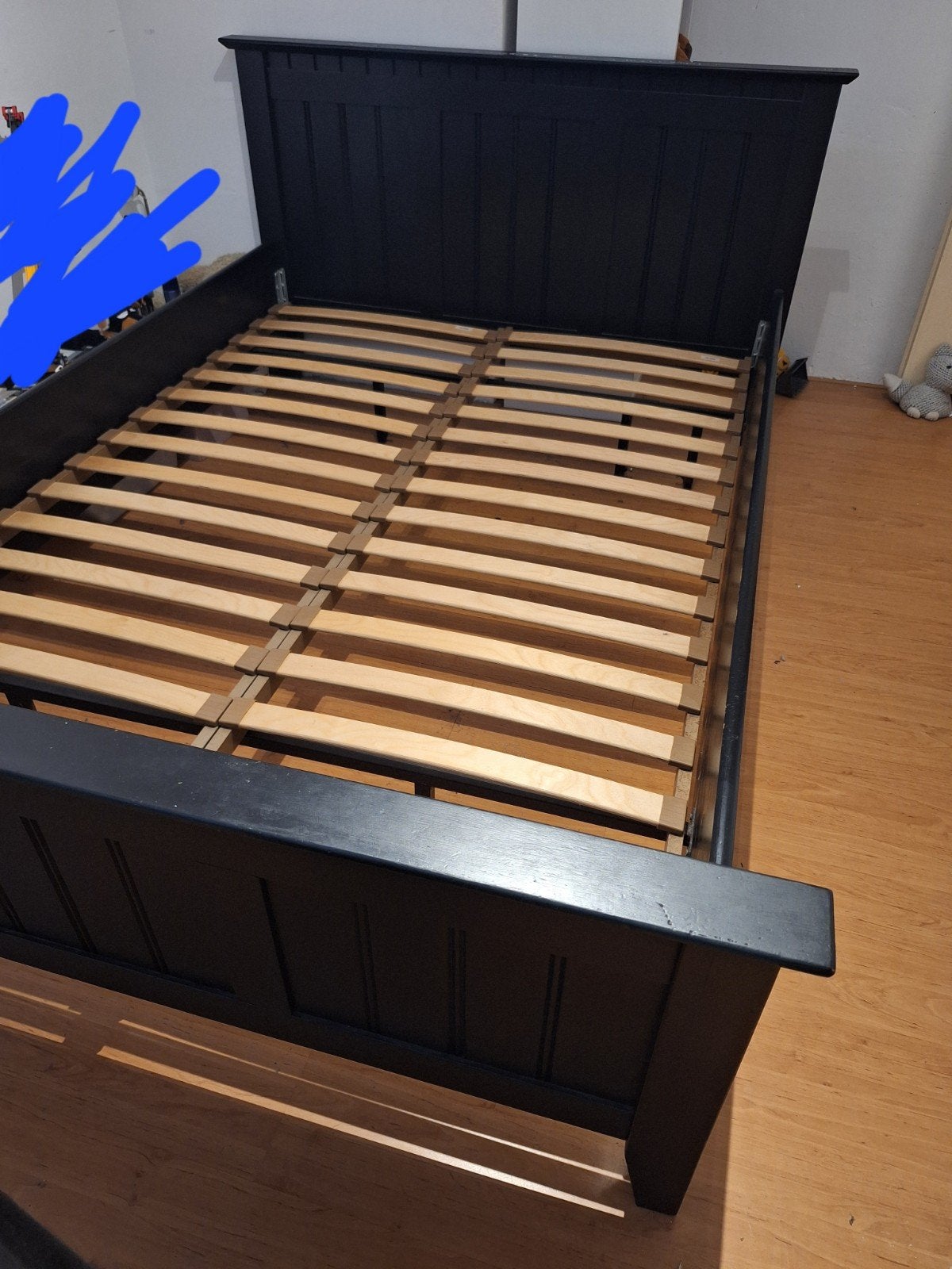 Twijfelaar 140x200, Huis en Inrichting, Slaapkamer | Bedden, Ophalen, Gebruikt, Zwart, 140 cm
