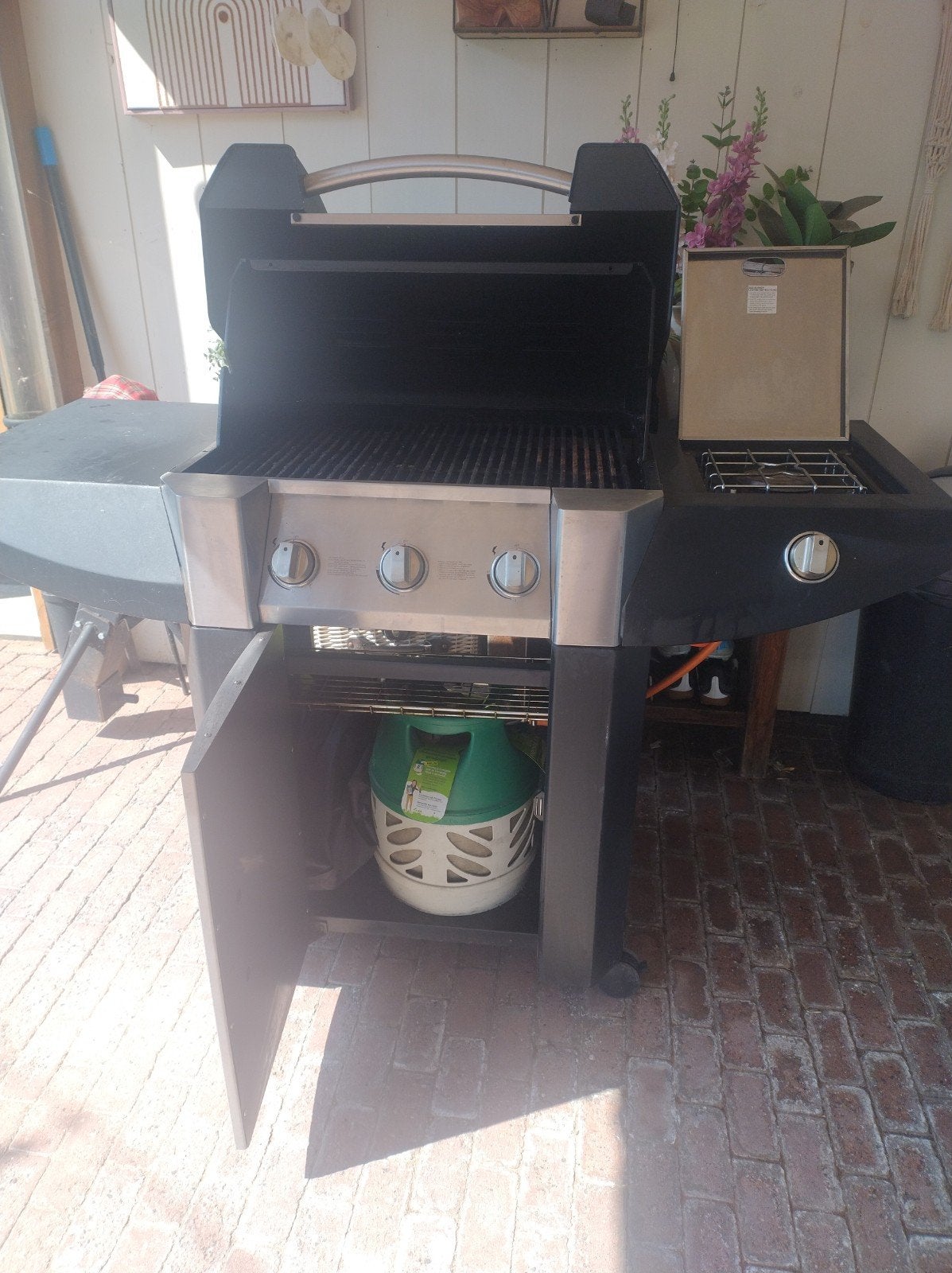 Gebruikte Brada gasbarbecue met zijbrander, Ophalen, Gebruikt, Brada