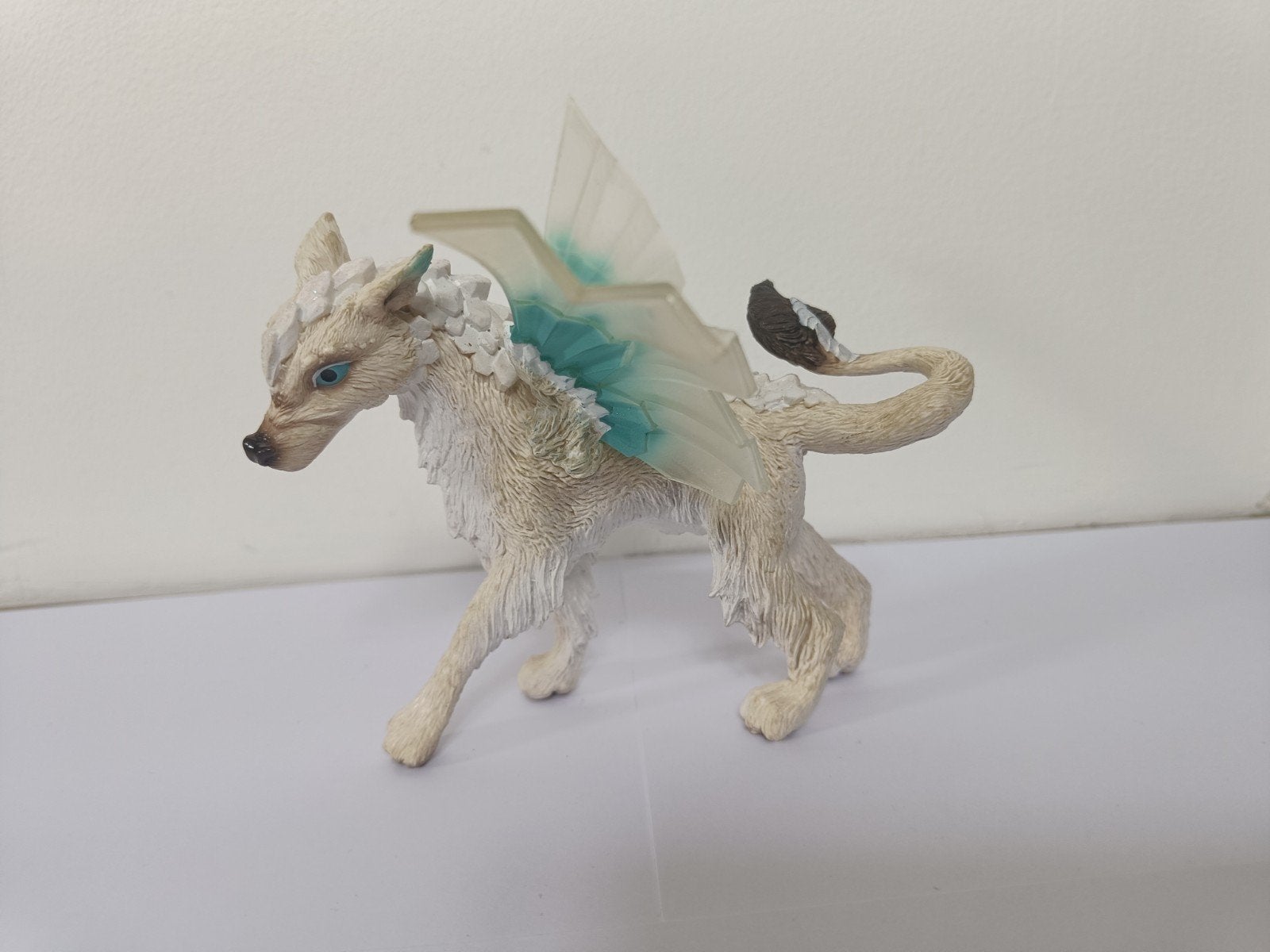 Schleich Bayala Mohinya de ijs wolf 70469, Ophalen of Verzenden, Gebruikt, Hond of Kat, Beeldje of Figuurtje
