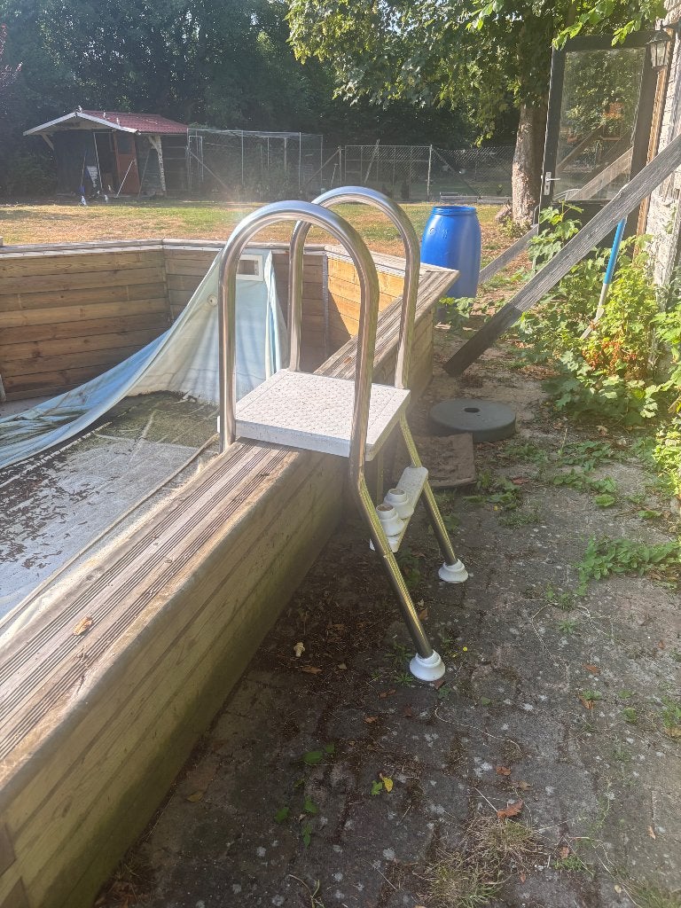 Zwembad trap, Tuin en Terras, Zwembad-toebehoren, Ophalen, Zo goed als nieuw, Ladder