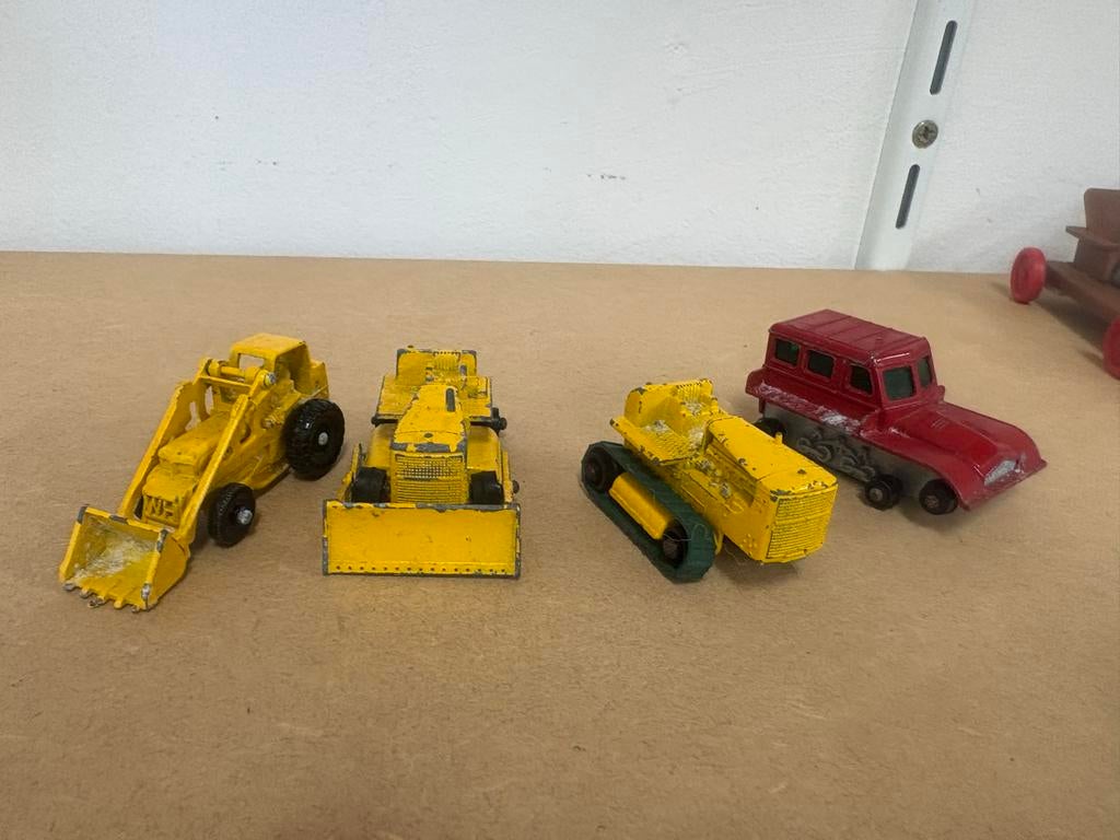 Vintage Matchbox Lesney Speelgoed Voertuigen (4 stuks), Ophalen of Verzenden, Gebruikt