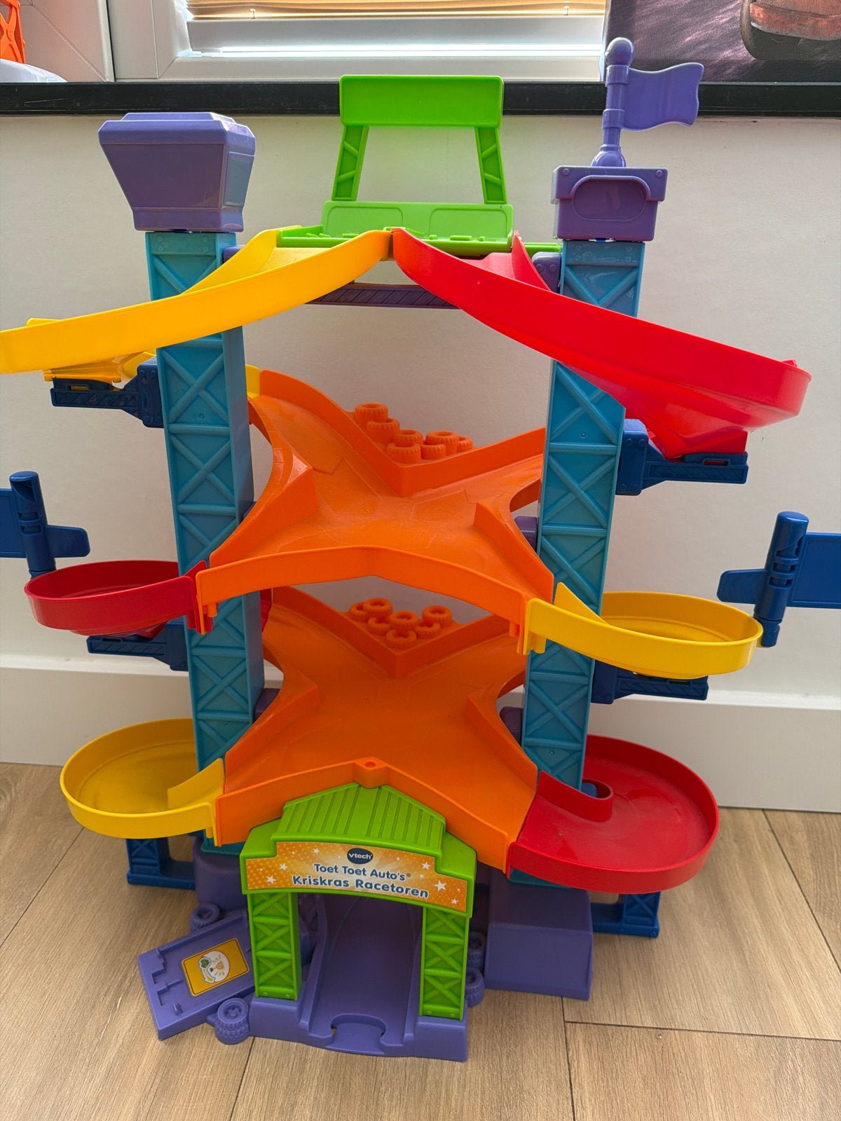 VTech Toet Toet Auto's Kriskras Racetoren, Zelf te bouwen, Elektrisch, Ophalen, Overige merken
