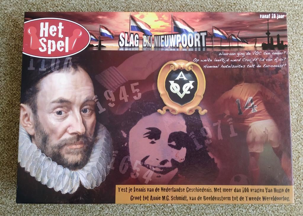 spel Slag bij Nieuwpoort, Hobby en Vrije tijd, Gezelschapsspellen | Bordspellen, Ophalen of Verzenden, Zo goed als nieuw
