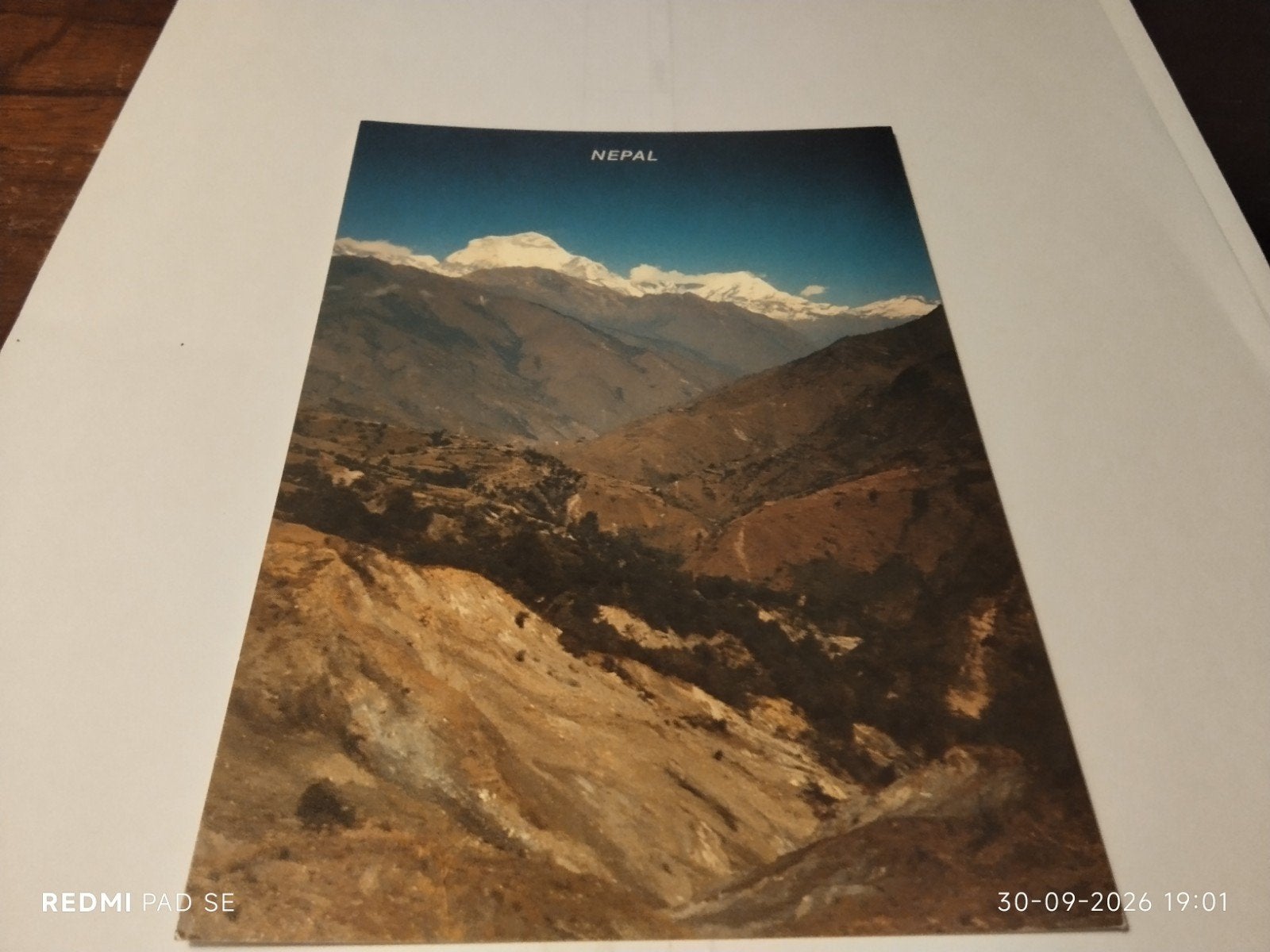 Ansichtkaart Nepal - Bergen en Dalen, Ophalen of Verzenden, 1980 tot heden, Ongelopen, Natuur