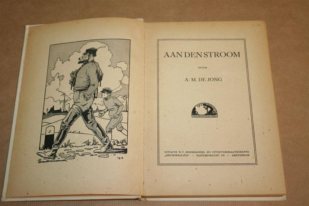 Aan den Stroom — Vintage Jeugdboek de Jong, Raemdonck 1924, Ophalen of Verzenden, Gelezen