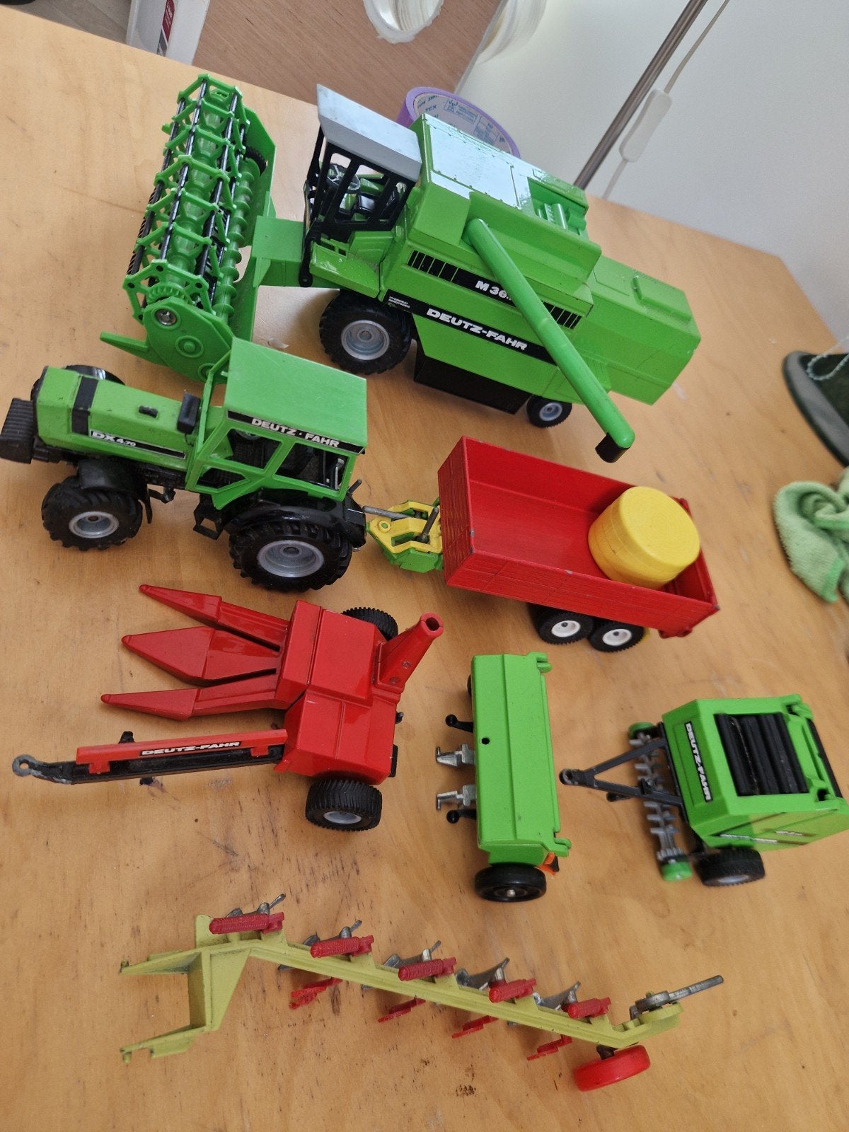 deutz fahr set dx470 m3610 combine tractor hakselaar, Hobby en Vrije tijd, Modelauto's | 1:32, Ophalen of Verzenden, Tractor of Landbouw