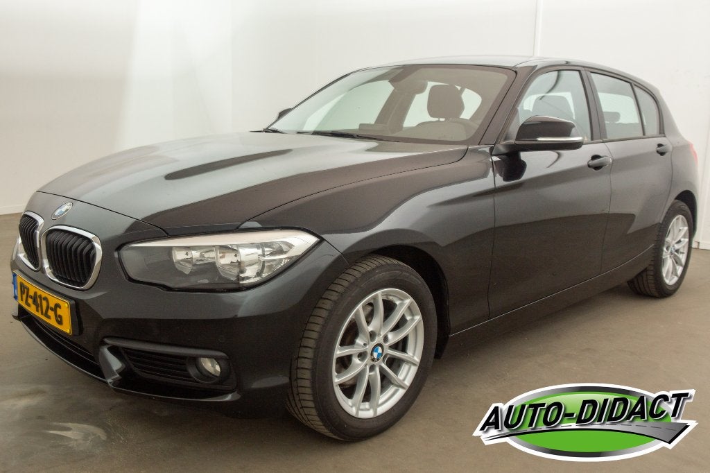 BMW 118i Automaat, NAP, APK 05-2027, 114.929 NAP, 136 pk, Auto's, Zwart, Origineel Nederlands, Bedrijf, 650 kg