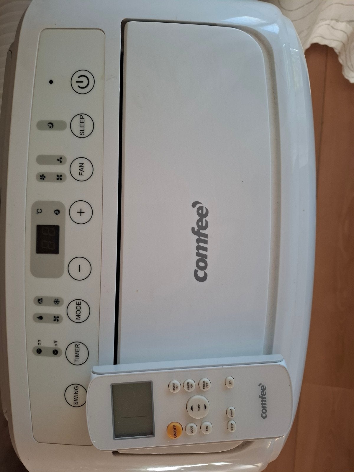 Comfee Mobiele Airco MPD1-09CRN1 met Afstandsbediening, Ophalen, Gebruikt, Minder dan 60 m³, 3 snelheden of meer