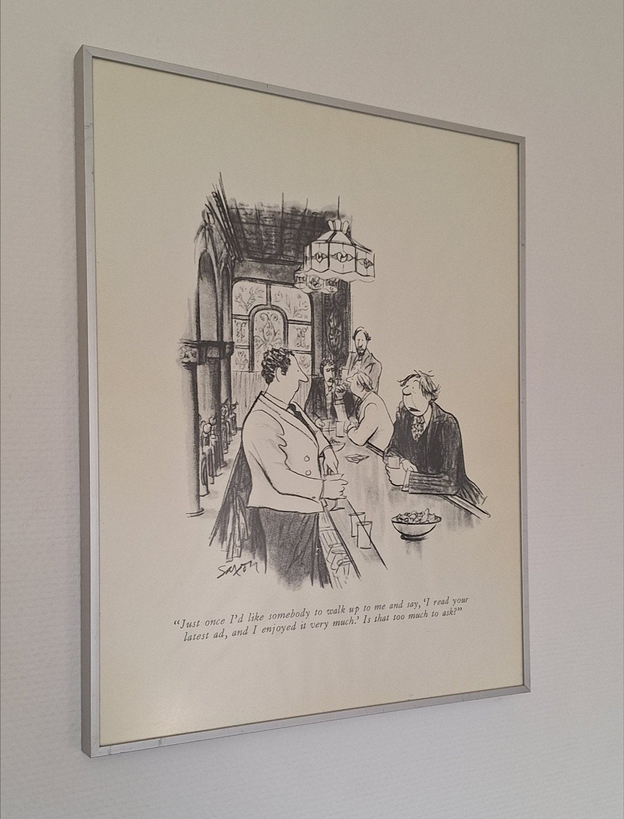 Charles Saxon (1920–1988) - Offset Litho, Antiek en Kunst, Ophalen of Verzenden
