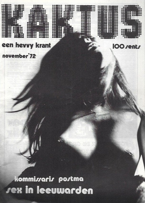 Kaktus nr.4, een heavy krant nov.1972, Verzenden, 1960 tot 1980, Tijdschrift