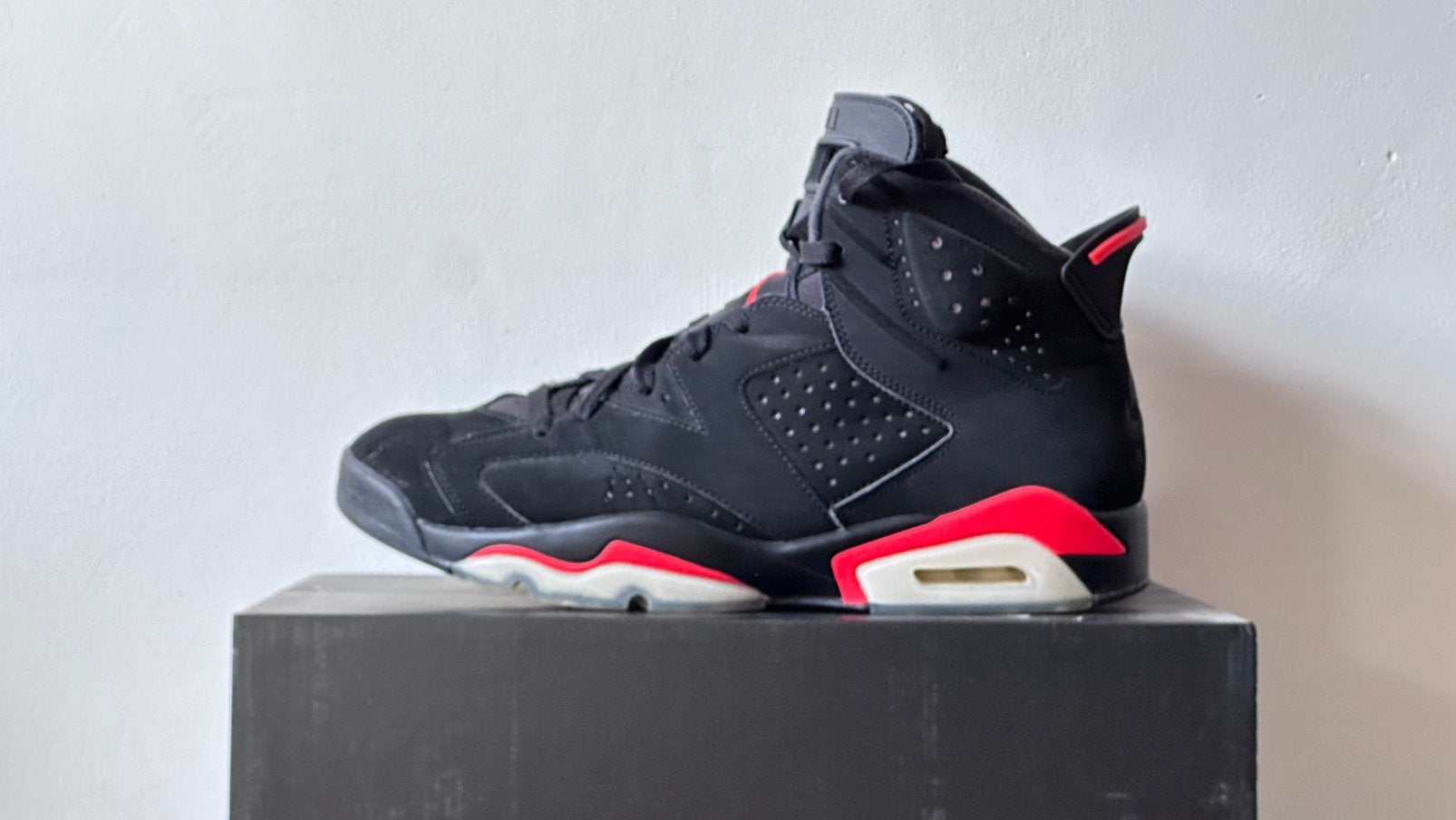 Nike Air Jordan 6 Retro Infrared 2019 - maat 46, Zwart, Ophalen of Verzenden, Sneakers of Gympen, Gedragen