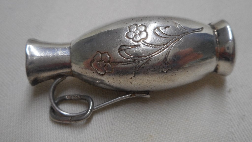 Prachtige zilveren vintage hanger kan nr.834, Sieraden, Tassen en Uiterlijk, Antieke sieraden, Verzenden, Zilver, Hanger