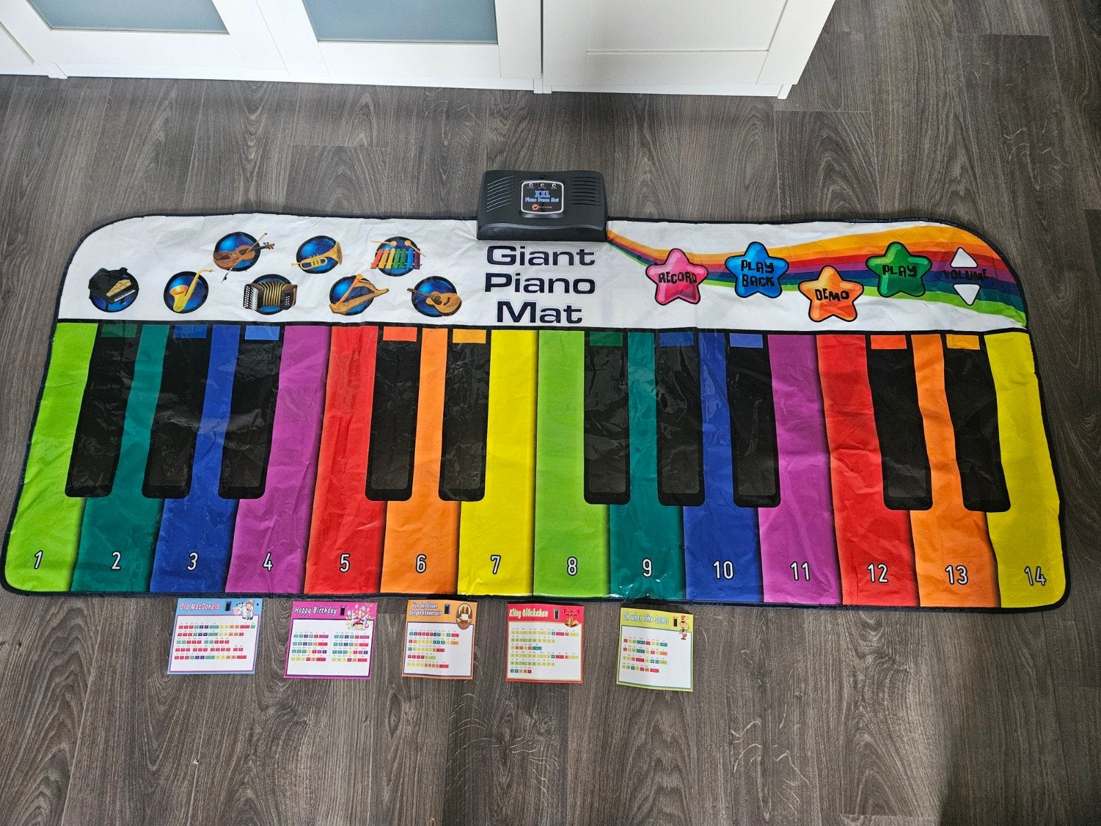 XXL Piano Dance Mat, Ophalen, Zo goed als nieuw, Met geluid