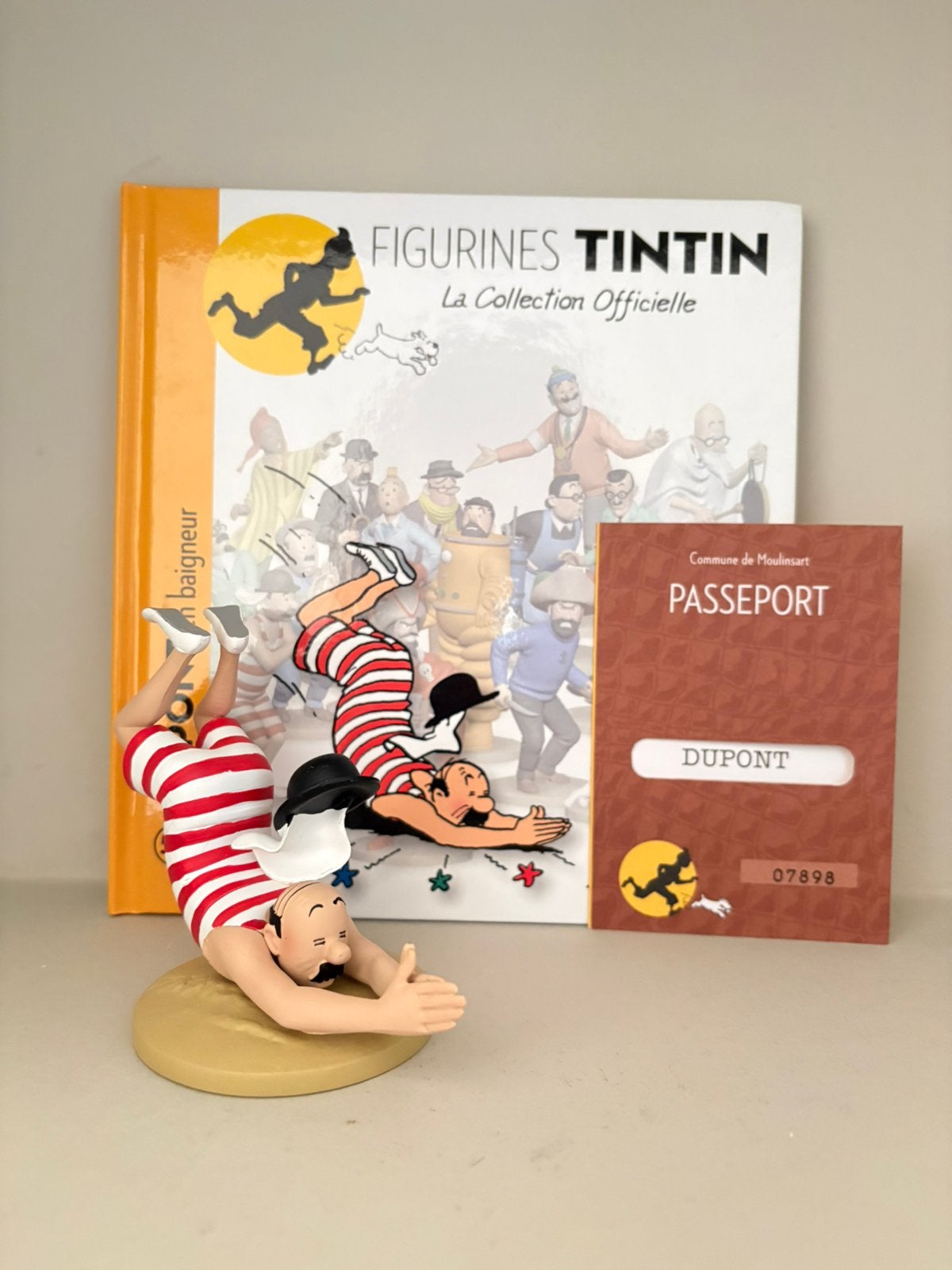 Kuifje/Tintin beeld Janssen Woestijn Moulinsart, Verzamelen, Stripfiguren, Ophalen of Verzenden, Kuifje, Zo goed als nieuw, Beeldje of Figuurtje