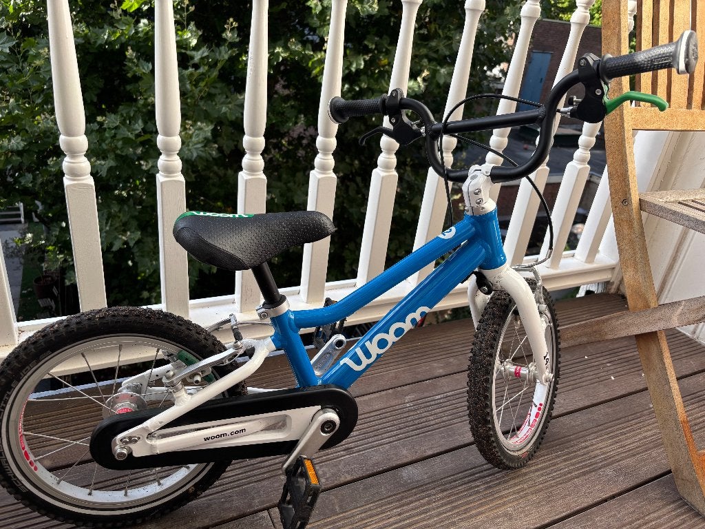 Woom 2 bike blue, Ophalen, Zo goed als nieuw, Minder dan 16 inch, Woom