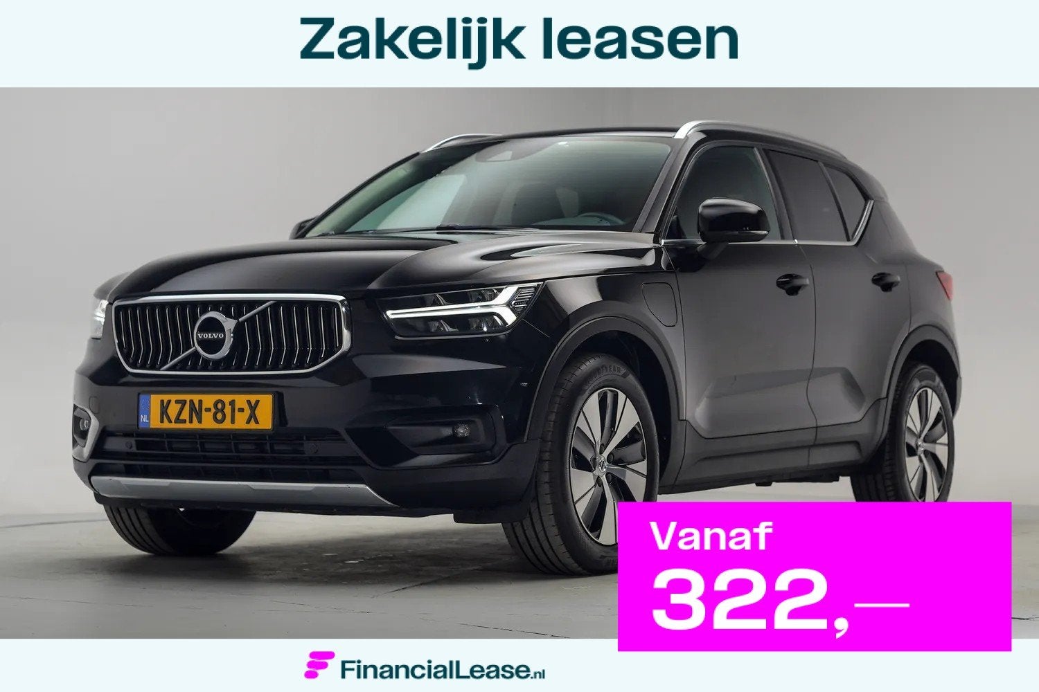 Volvo XC40 1.5 T5 Plug-in hybrid Plus Bright Aut. [ Adapt.cr, Automaat, Zwart, Bedrijf, Adaptive Cruise Control
