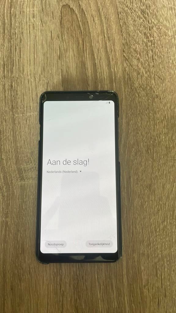 Samsung  doet t nog helemaal goed  achterkant is stuk, Ophalen, Gebruikt, Zwart, 128 GB