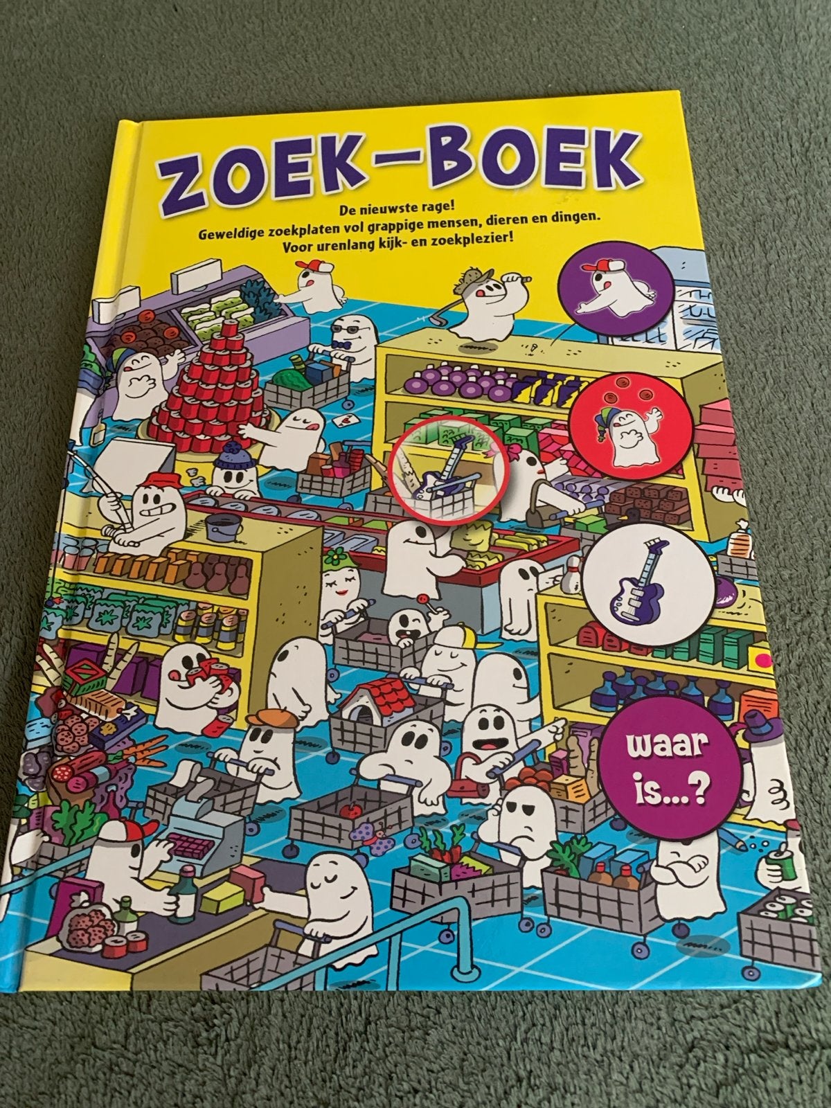 Zoek-Boek: Waar is...? De nieuwste rage!, Ophalen of Verzenden, Zo goed als nieuw, Non-fictie