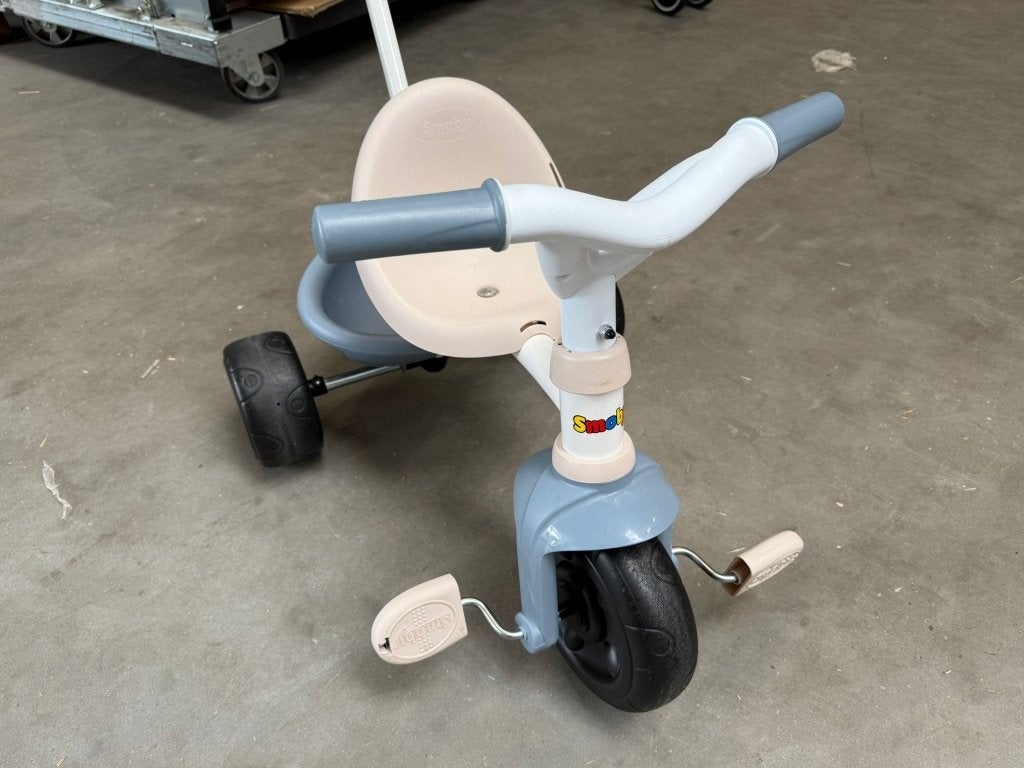 Smoby driewieler Be Fun pastelblauw vanaf 15 maanden, Ophalen, Nieuw, Loopfiets