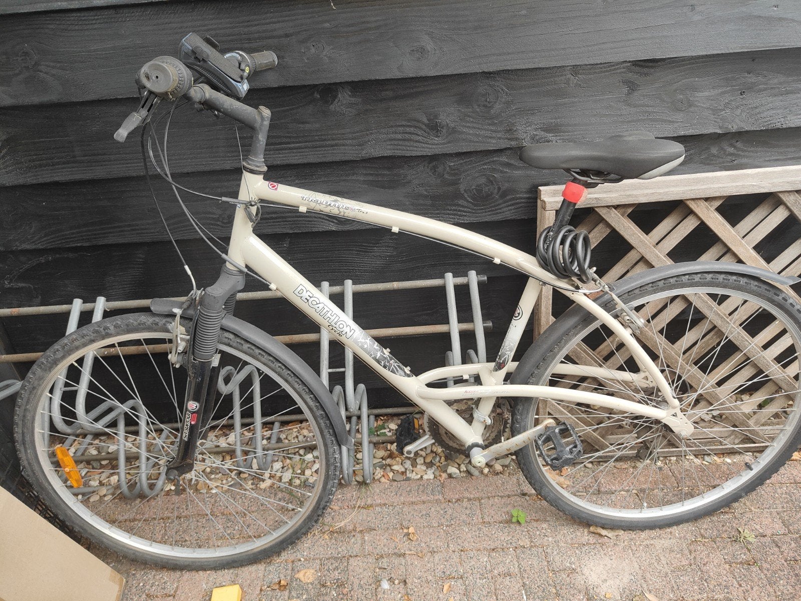 Decathlon Mountainbike - Gebruikt maar functioneel, Minder dan 10 versnellingen, Gebruikt, Velgrem, 53 tot 57 cm