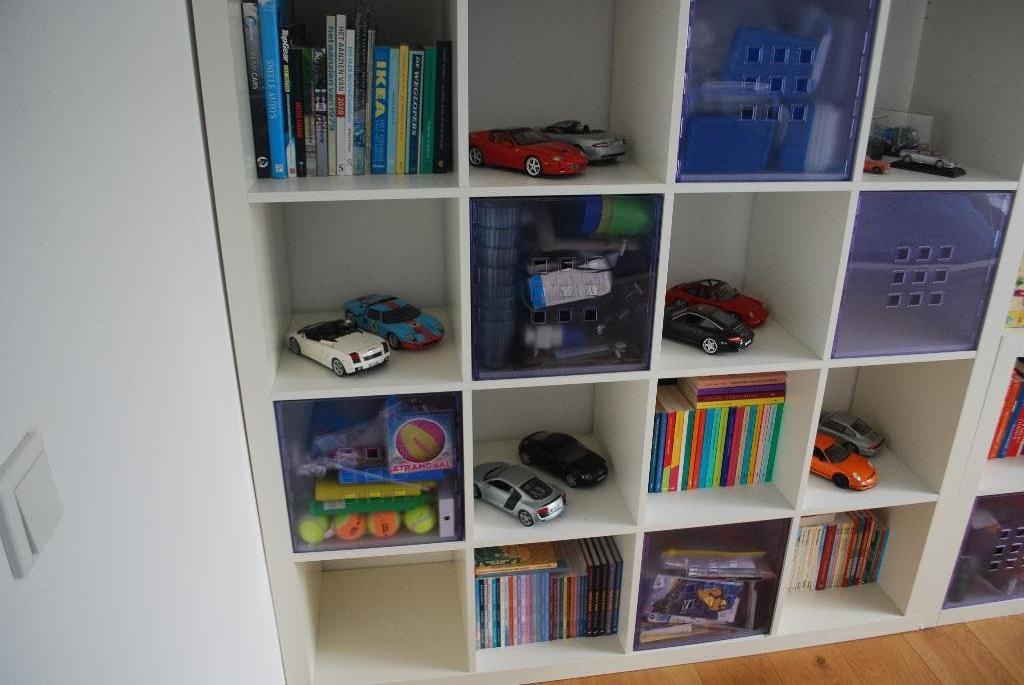 Ikea Kallax kast van 4 bij 4 vakken, Ophalen, Gebruikt, 100 tot 150 cm, 100 tot 150 cm