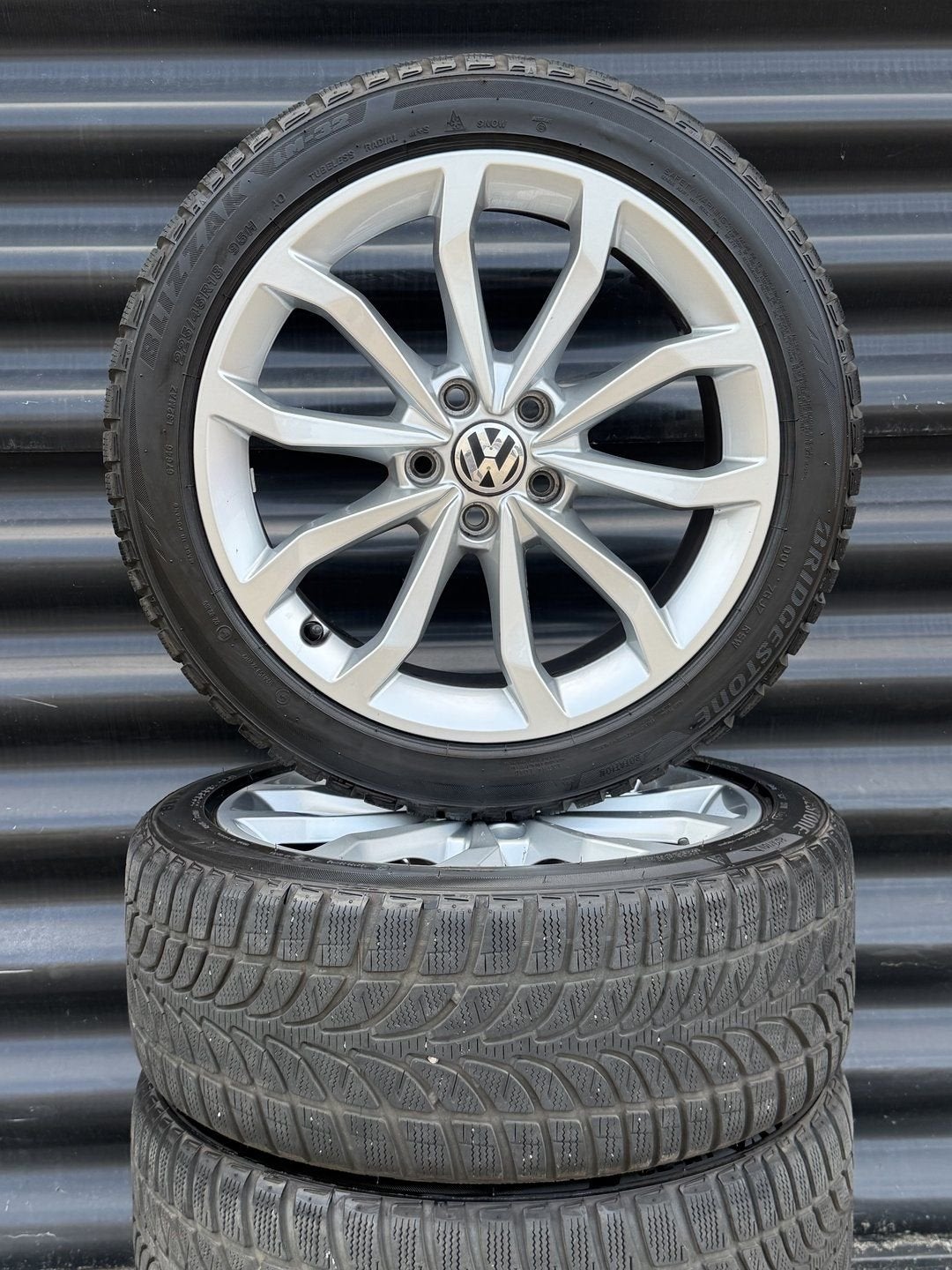 18” Orig Vw Troc T Roc velgen incl winterBanden, Auto-onderdelen, Banden en Velgen, Gebruikt, -, -, Banden en Velgen