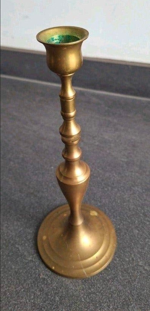 Antieke Kandelaar - Klassiek en Elegant (25 cm), Ophalen of Verzenden