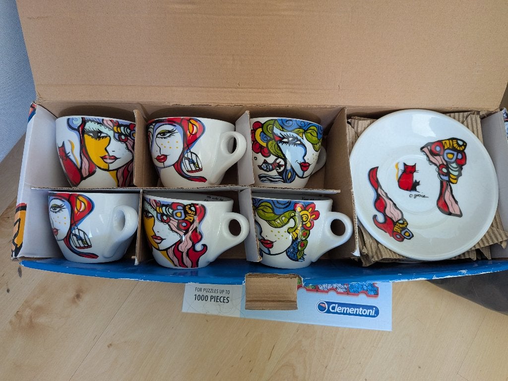 Josien broeren kop en schotel, Ophalen, Nieuw, Overige stijlen, Kop(pen) en/of Schotel(s)