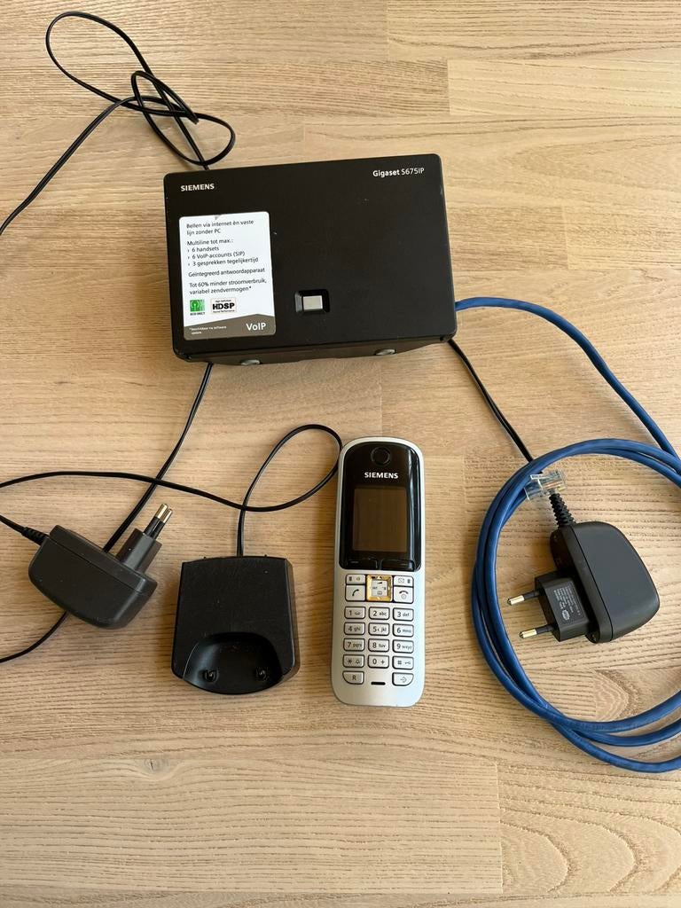 Siemens Gigaset S675ip VOIP, Ophalen of Verzenden, Gebruikt, 1 handset