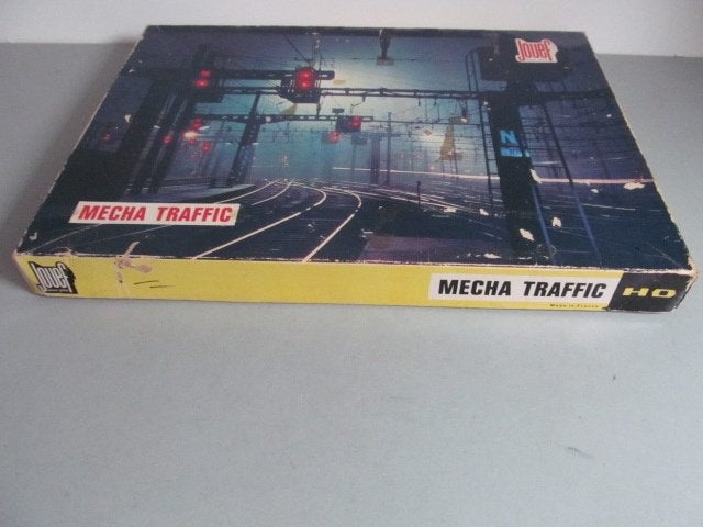 Vintage jaren '60 Jouef Mecha Traffic treinset HO in doos, Hobby en Vrije tijd, Jouef, Gelijkstroom of Wisselstroom, Ophalen of Verzenden