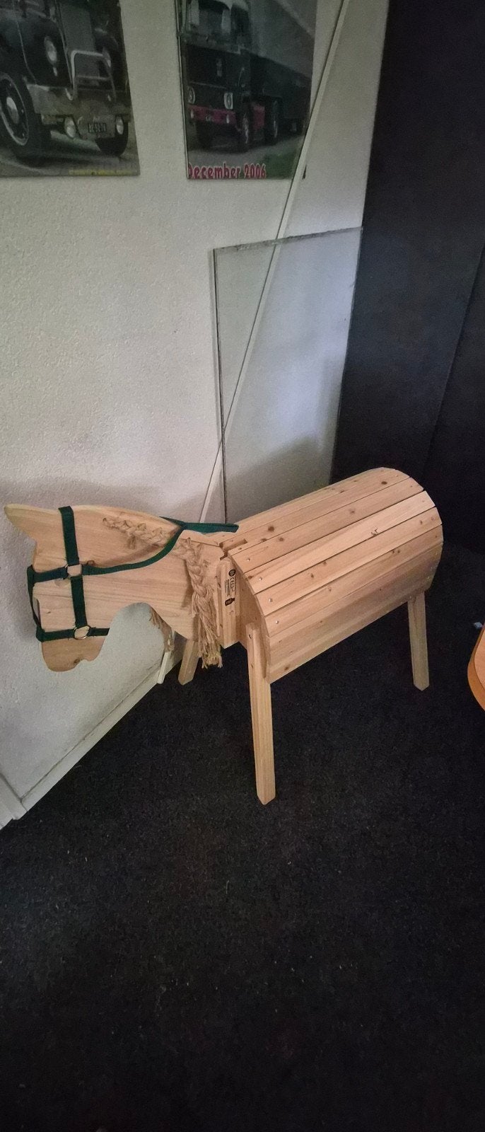 houten paard, Dieren en Toebehoren, Ophalen, Nieuw