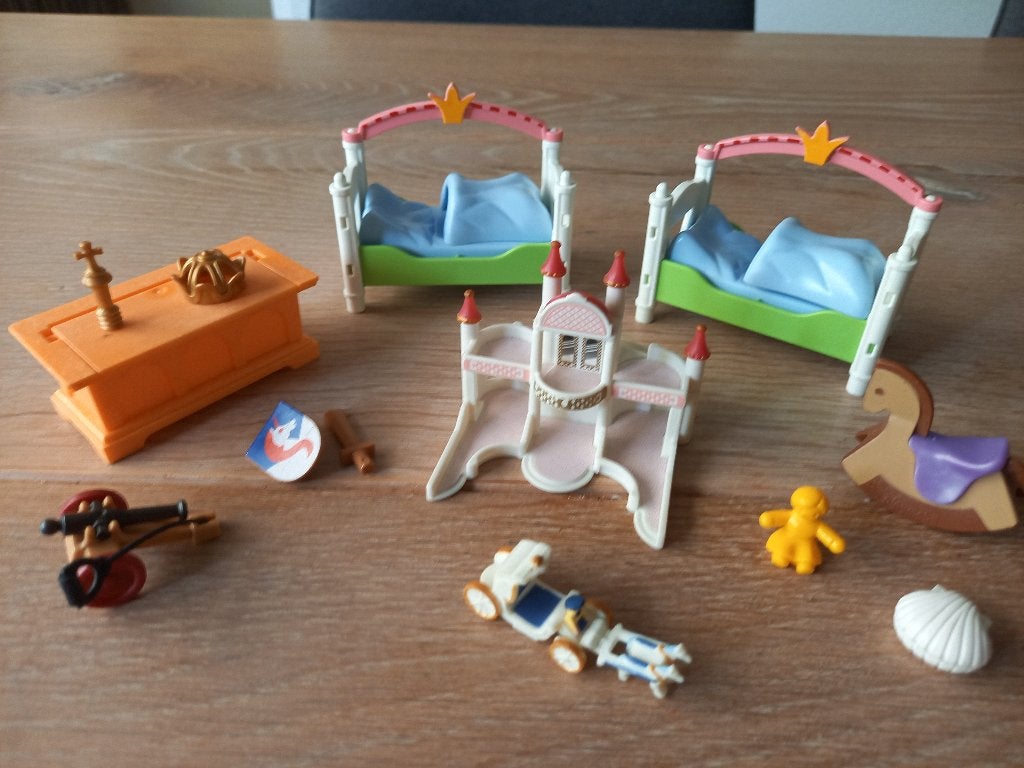 Playmobil Koninklijke kinderkamer - 6303 COMPLEET, Kinderen en Baby's, Speelgoed | Playmobil, Ophalen of Verzenden, Zo goed als nieuw