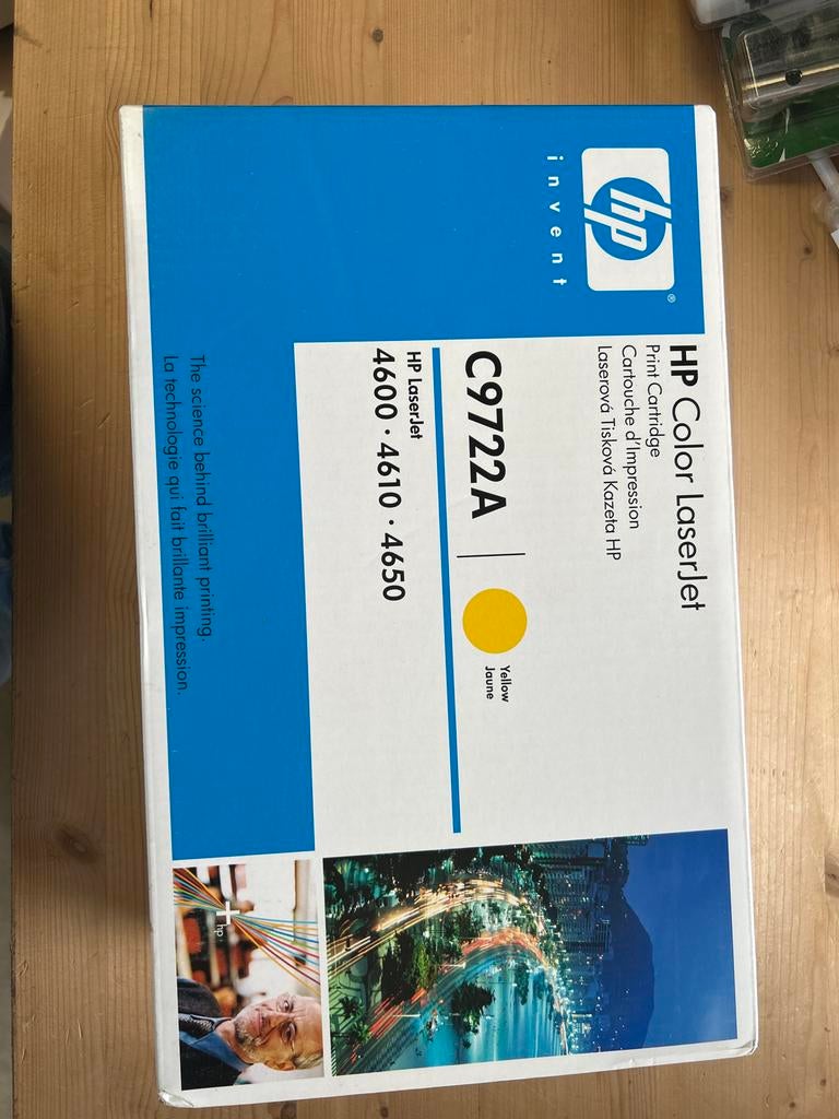 HP Color LaserJet C9722A Gele Toner Cartridge, Computers en Software, Printers, Nieuw, Printer, Laserprinter, Kleur printen, Ophalen of Verzenden