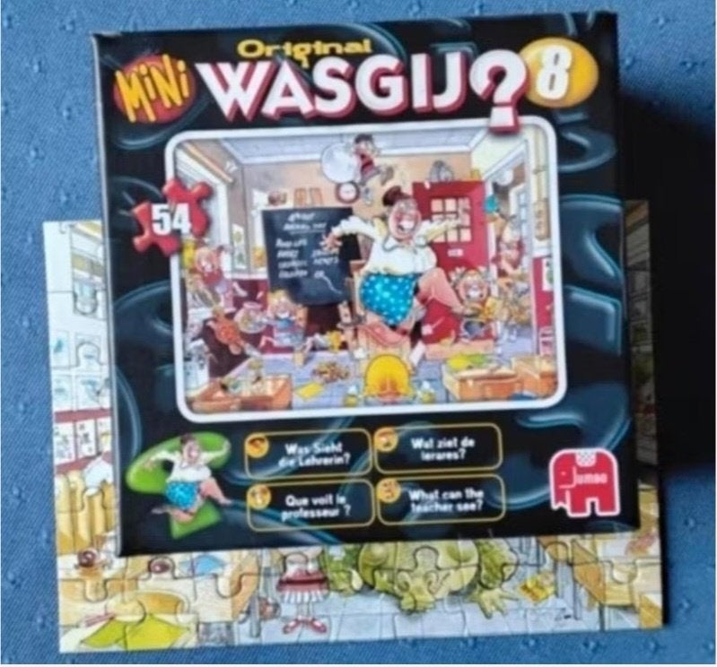 Wasgij puzzel ' dierenvrienden!', Ophalen, Minder dan 500 stukjes, Zo goed als nieuw, Legpuzzel