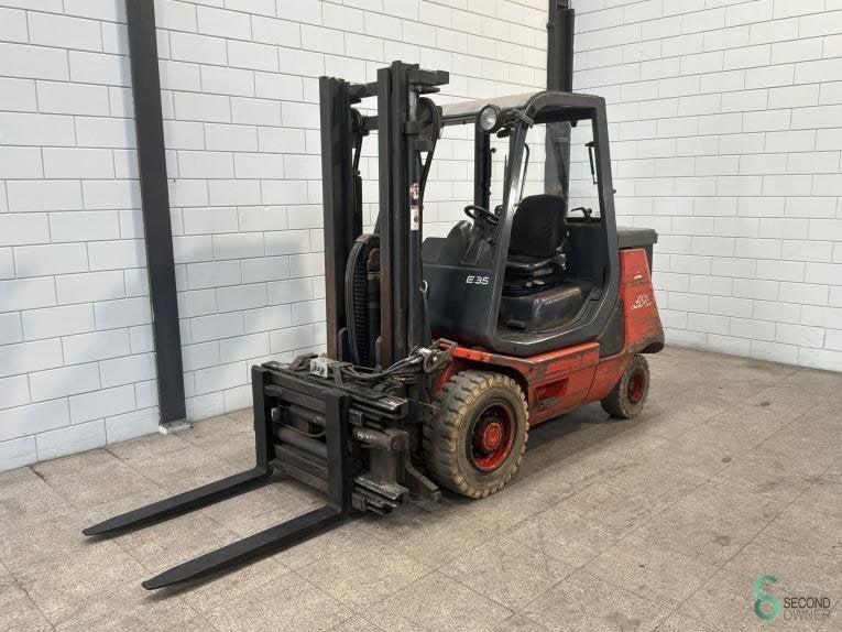 Heftrucks Elektrisch Linde E 35 P 2004 Vrije-heffing, Zakelijke goederen, Machines en Bouw | Heftrucks en Intern transport, 3000 tot 4000 kg
