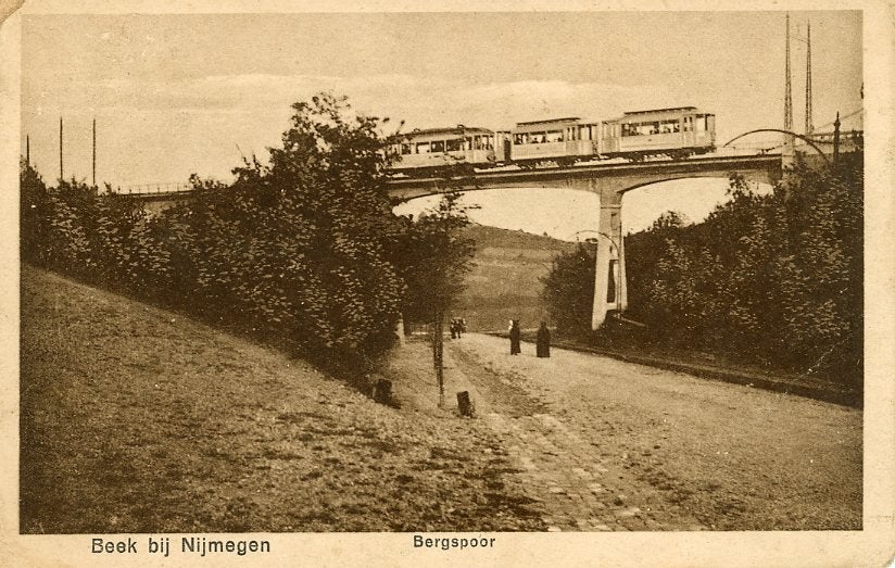 BEEK bij NIJMEGEN – Bergspoor 1925 (VK683), Verzamelen, Verzenden, 1920 tot 1940, Gelopen, Gelderland