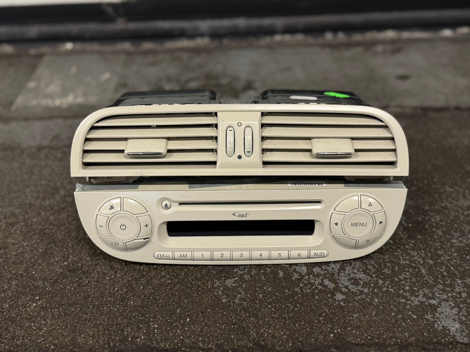 Fiat 500 2015 Radio Blue&Me en ventilatie in werkende staat, Ophalen, Gebruikt, Merk