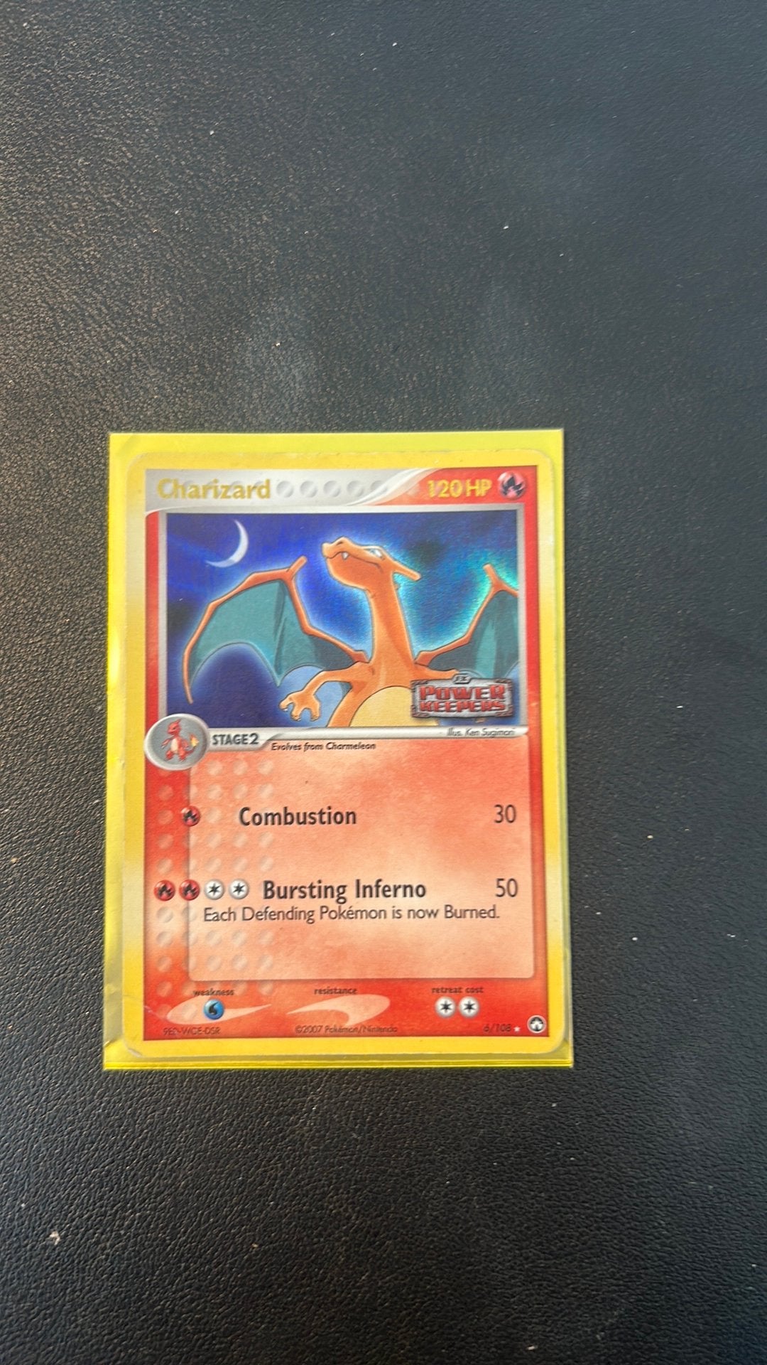 Charizard ex power keepers 6/108 reverse holo, Ophalen of Verzenden, Zo goed als nieuw