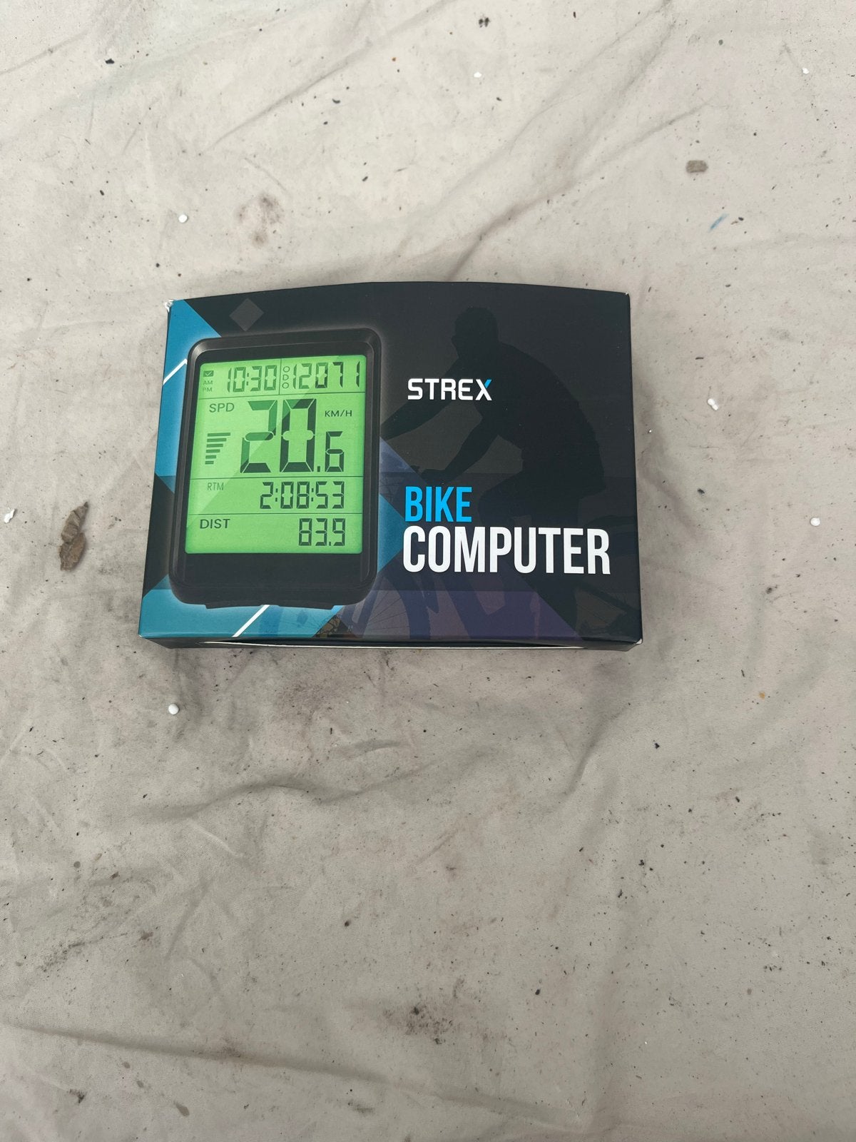 STREX Fietscomputer, Ophalen, Snelheidssensor, Zo goed als nieuw