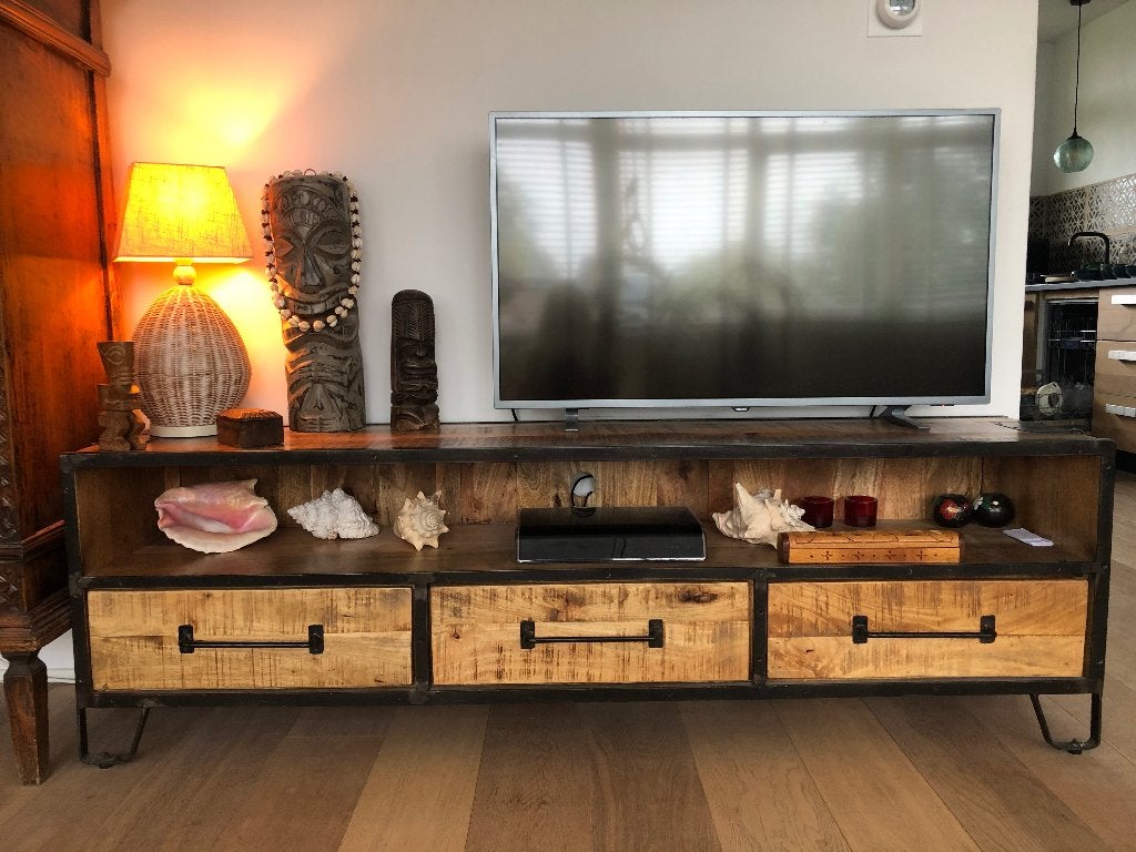 Tv kast - Loods 5, Ophalen, 150 tot 200 cm, Zo goed als nieuw, Minder dan 100 cm