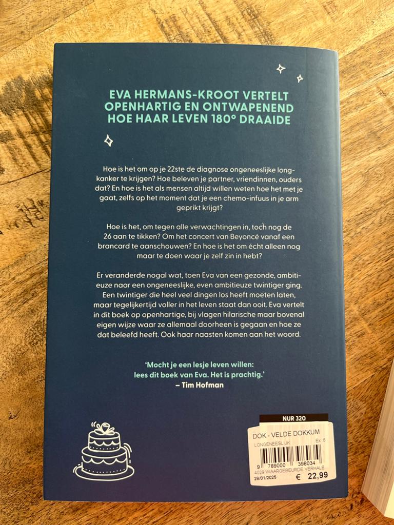 Eva Hermans-Kroot - Longeneeslijk, Boeken, Overige Boeken, Zo goed als nieuw, Ophalen