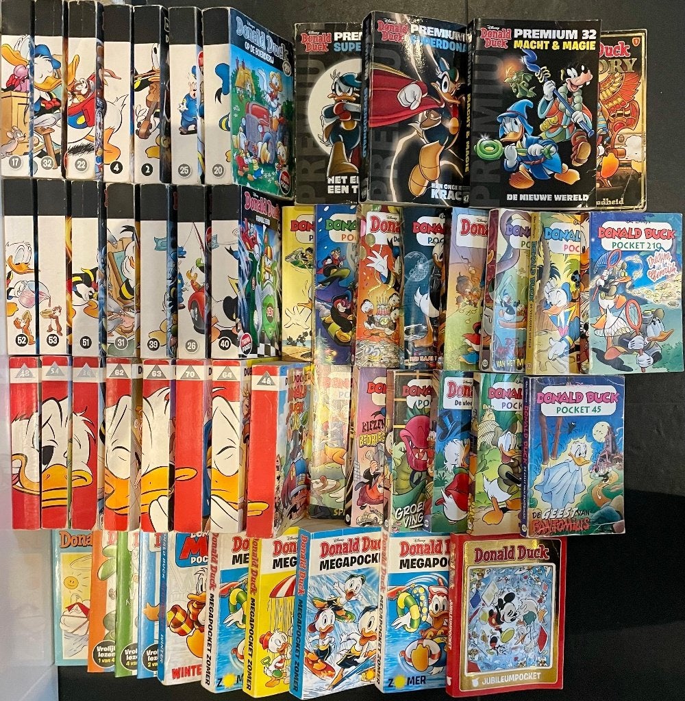 Geweldige collectie 50x Donald Duck pockets en dubbelpockets, Meerdere stripboeken, Ophalen of Verzenden, Gelezen, Donald Duck / Disney