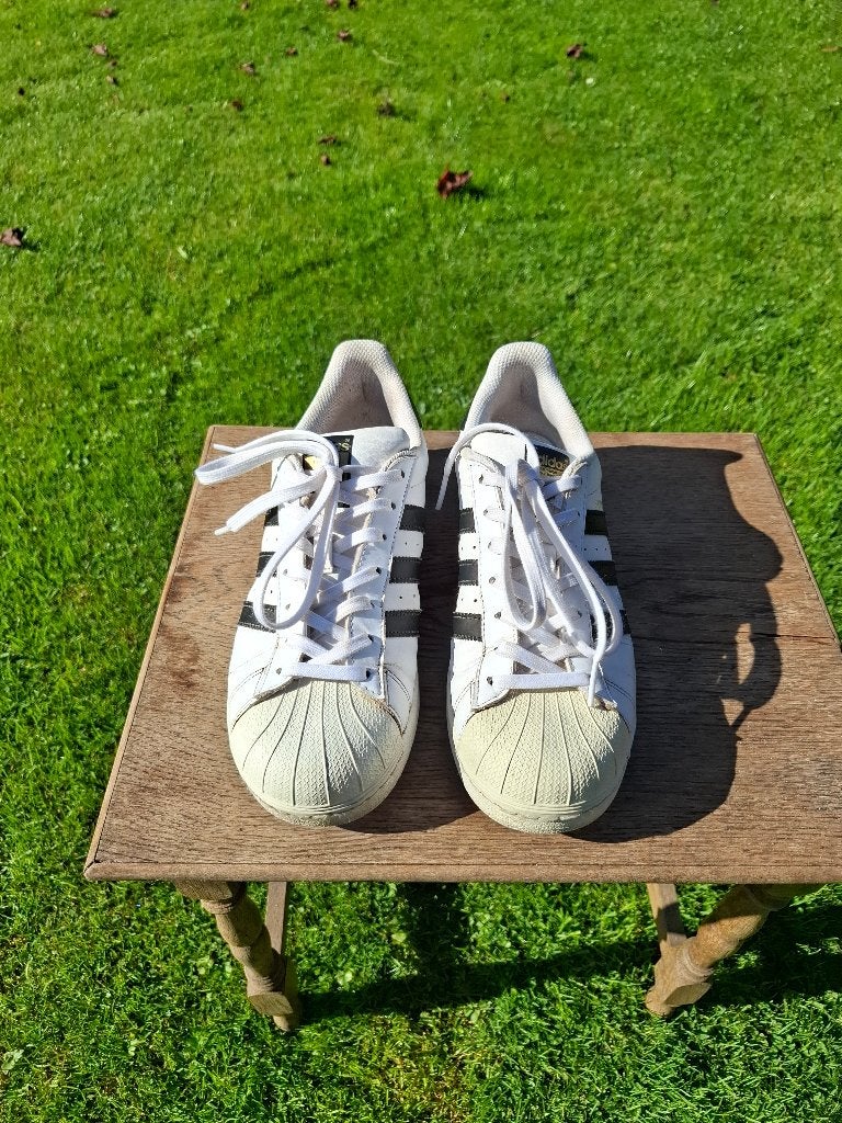 Adidas Superstar sneakers - Maat 40 1/3, Adidas, Wit, Ophalen of Verzenden, Sneakers of Gympen