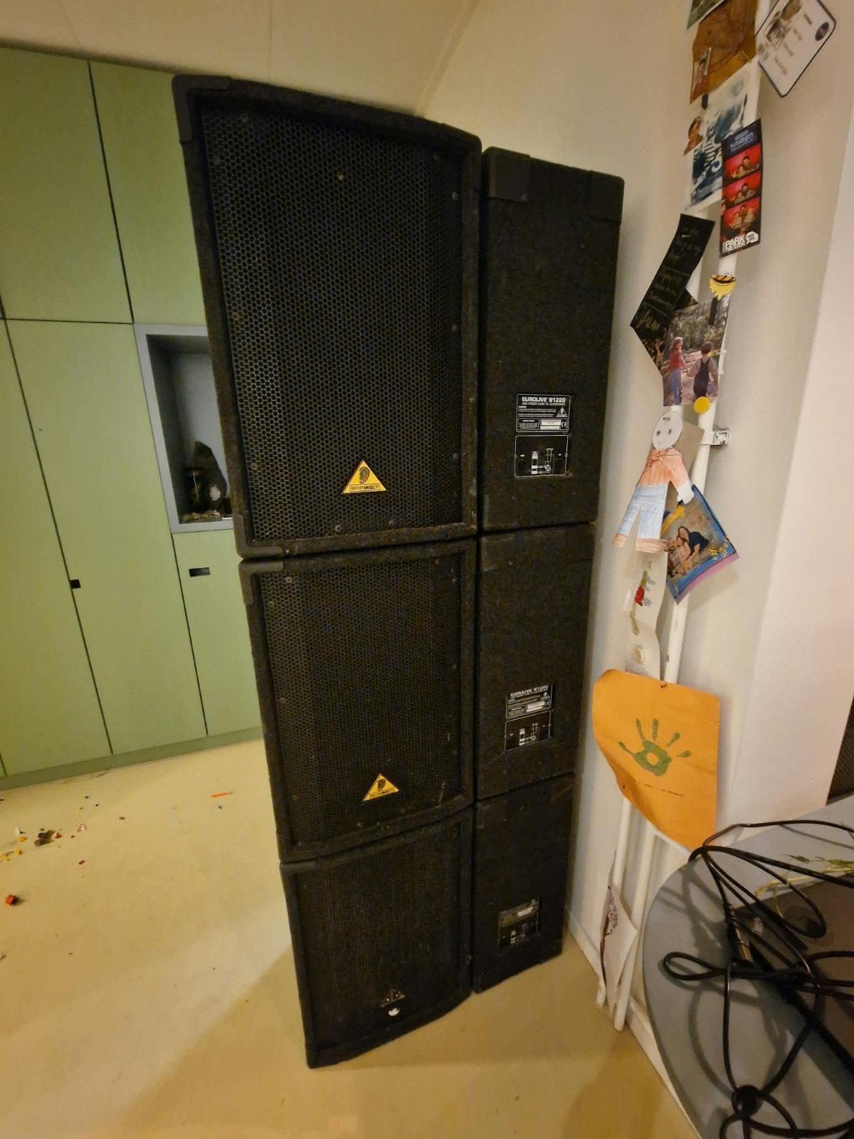 behringer B1220 (6 stuks), Gebruikt, Speakerset, Ophalen, 150 watt of meer